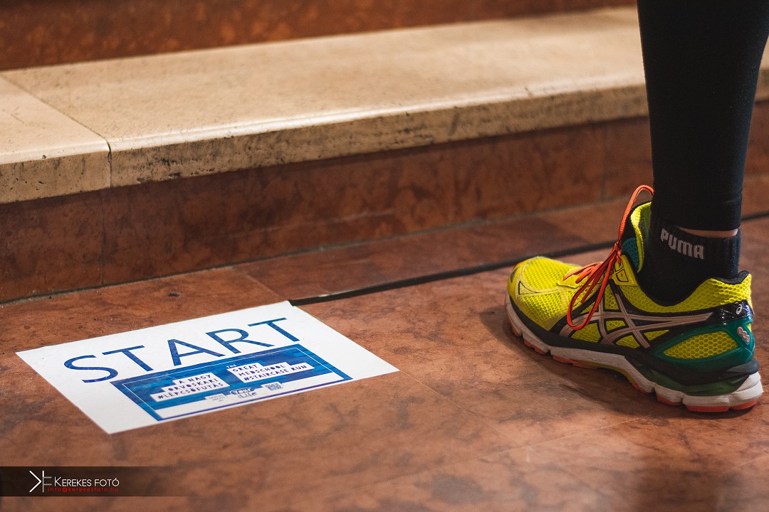 Stair running event at the university